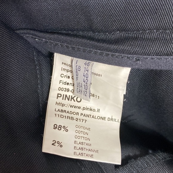 PINKO wide leg black trouser Size 10 - Picture 9 of 16